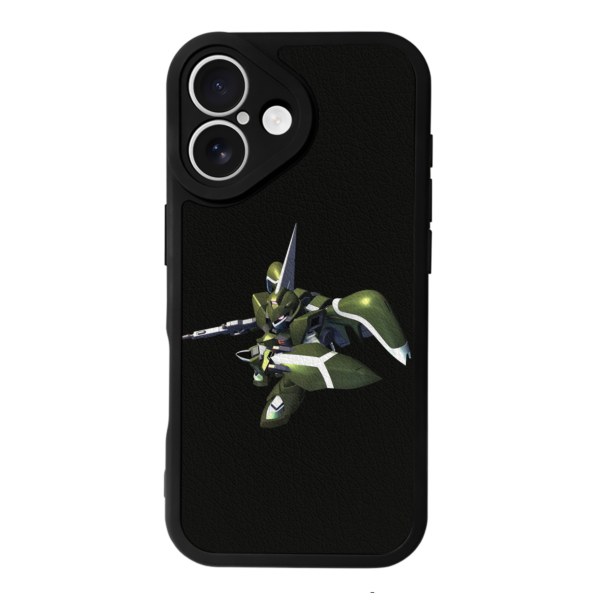 （画像用） 機動戦士ガンダム Mobile Suit Gundam 【iPhone 16シリーズ対応】シリコンスマホケース（レザー調） 材質：シリコン